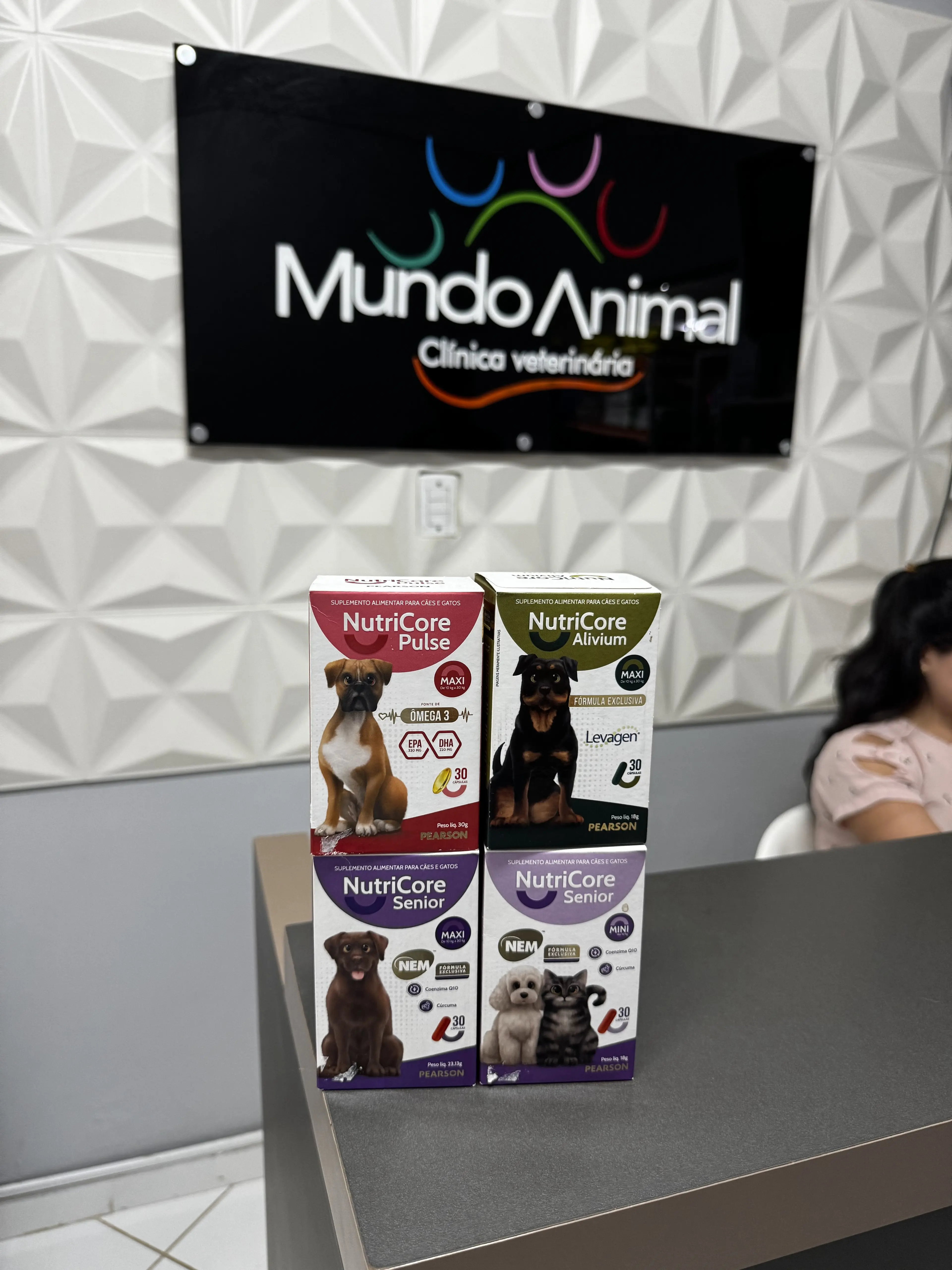 Suplementos em destaque na recepção